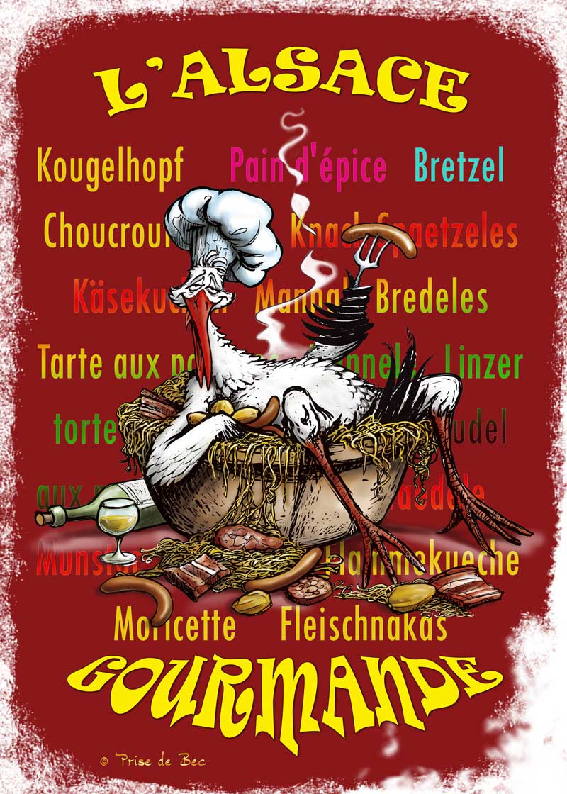 Tableau en bois Prise de Bec "Chef Cuisto Choucroute"